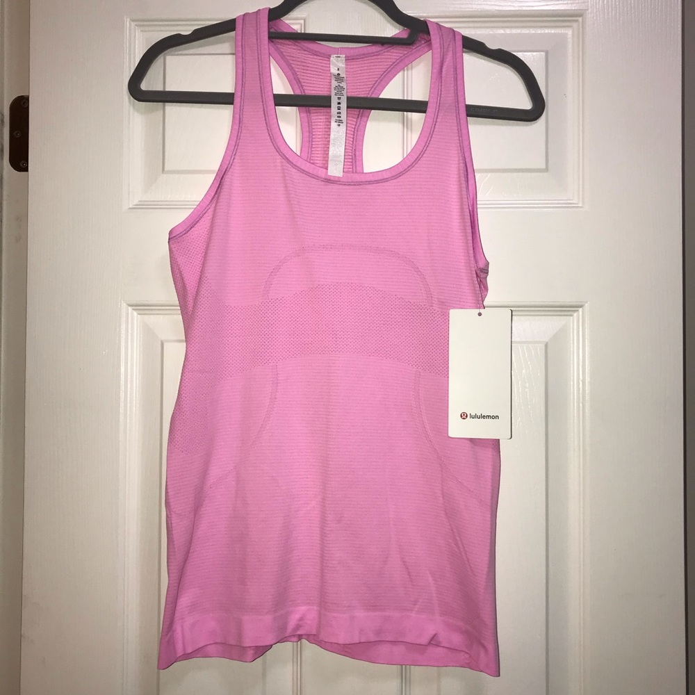 NWT pink lululemon swiftly tech racerback